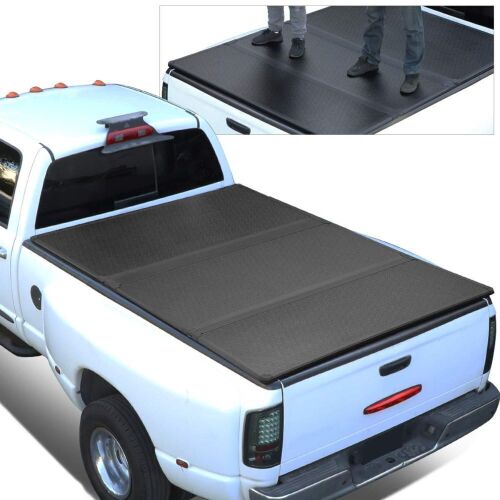 Hard Tri-Fold Tonneau Cover for 2014-2018 Silverado Sierra 6.5' Bed  - Lot 839