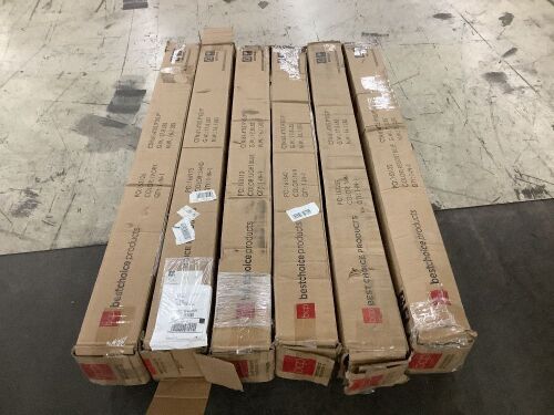 Lot of (6) Solar LED Patio Umbrellas - Uninspected - Lot 861