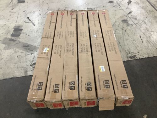 Lot of (6) 10' Solar LED Patio Umbrellas - Uninspected   - Lot 146
