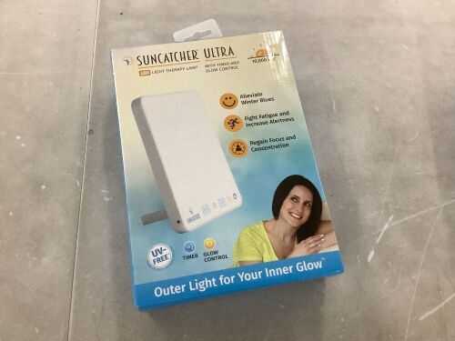 Lot of (2) Suncatcher Ultra LED Light Therapy Lamp  - Lot 343