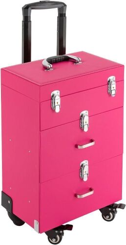 Rolling Makeup Train Case - Lot 352