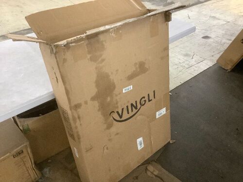 VINGLI 6 FT 3 PCS Portable Picnic Table Bench Set - Need Cleaned - Lot 833