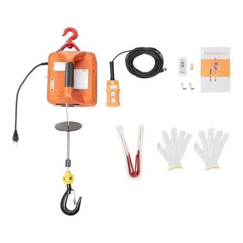 2300LBS Electric Hoist Winch w/Overload Protection 38ft Lifting Height  - Lot 97