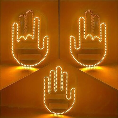 Fun Gesture LED Hand Light w/ Remote  - Lot 119