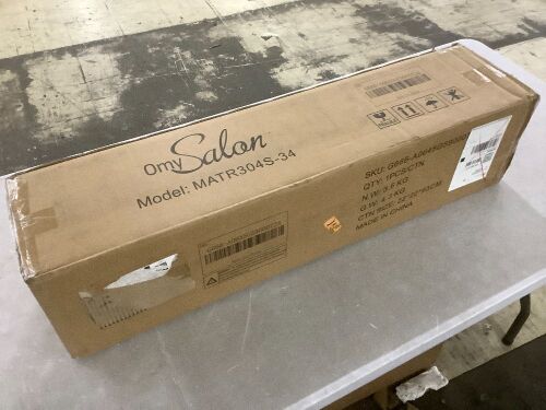 OmySalon Rectangle Anti Fatigue Mat Salon Barber Mat for Square Base Styling Chair 3/4in Thick - Lot 306
