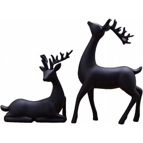 Set of 2 Deer Decorations - Lot 418
