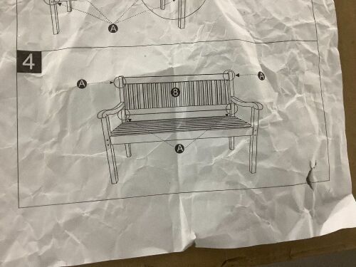 Wooden Bench  - Lot 515