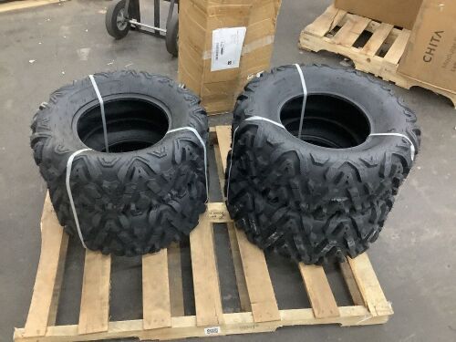 Set of 4 ATV Tires  - Lot 52