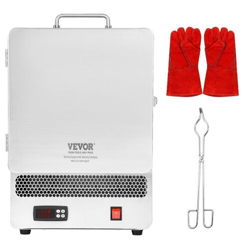  VEVOR 1500W Stainless Steel Electric Melting Furnace, Max Temperature 2192℉ - Lot 49