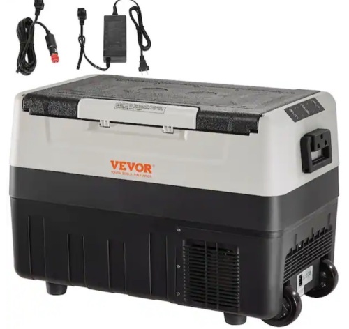 Vevor Car Refrigerator12-Volt Car Refrigerator Fridge 40 qt./38 L Dual Zone Portable Freezer -4°F-50°F Adjustable Range - Lot 33