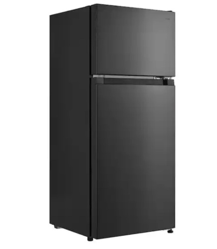 Vissani 4.5 cu. ft. 2-Door Mini Refrigerator in Black with Freezer - Lot 44