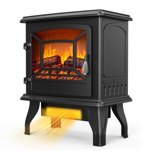 ROVSUN 17" x 20" 1400W 120V Electric Fireplace Stove - Lot 60