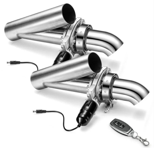 SPELAB 2.25 Inch Remote Dual Electric Exhaust Cutout - Lot 704