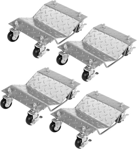 TUFFIOM Heavy Duty Vehicle Dolly, 6000LBS Capacity, Set of 4 - Lot 804