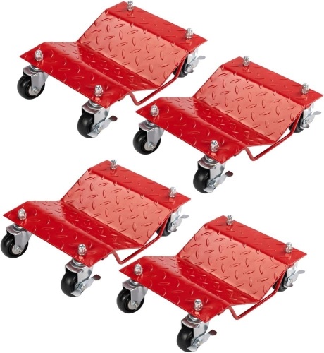 TUFFIOM Heavy Duty Vehicle Dolly, 6000LBS Capacity, Set of 4  - Lot 806