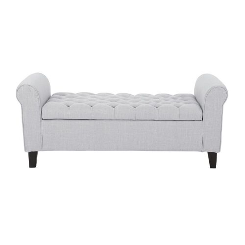 Hayes Armed Storage Bench - Lot 57