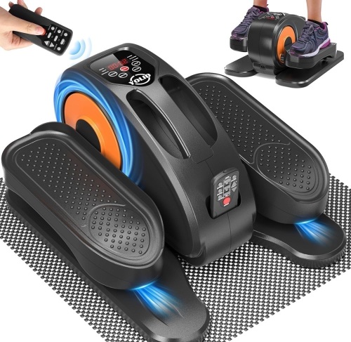 Under Desk Elliptical Elliptical Machines for Home Use Seated Elliptical Ellipse Leg Exerciser Exerciser for Seniors Portable Elliptical Under Desk Bike Pedal Exerciser Exerciser for Seniors - Lot 4651