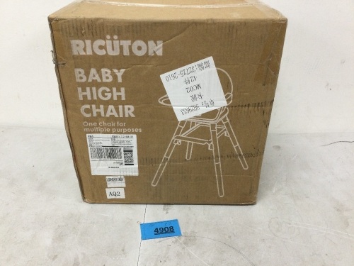 Ricuton Baby High Chair - Lot 4908