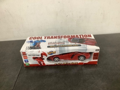 1/18 Scale RC Remote Control Transforming Robot Car Toys - Lot 4939