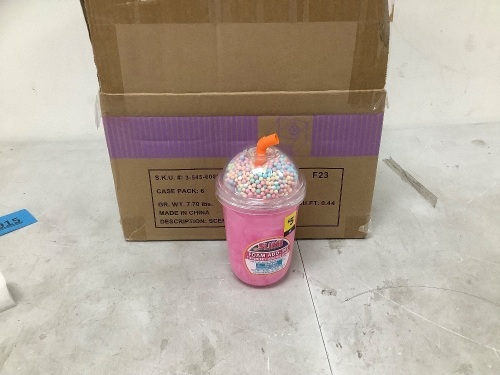 Box of Scented Slime Cups 6 Pack - Lot 4915