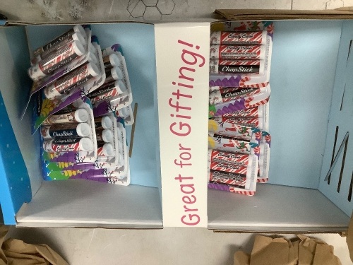 Display Case For Holiday Chap Stick - Lot 4917