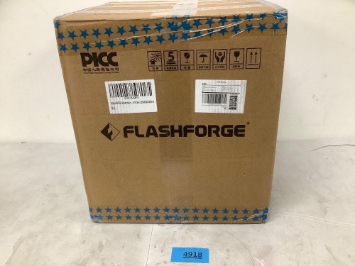 FLASHFORGE 3D Printer Size 220x220x220mm - Lot 4918