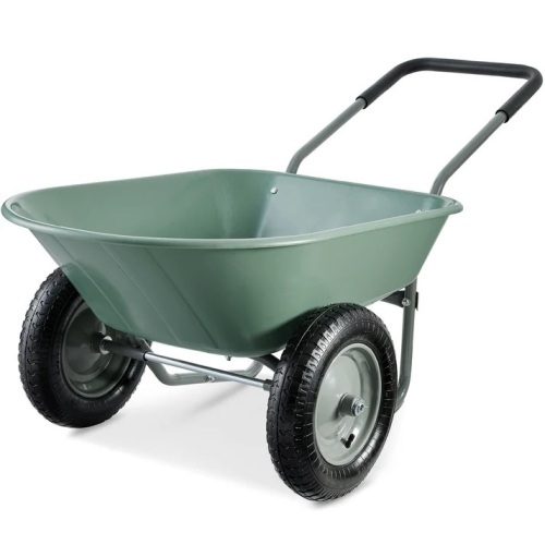 Dual-Wheel Wheelbarrow Garden Cart - Lot 5036