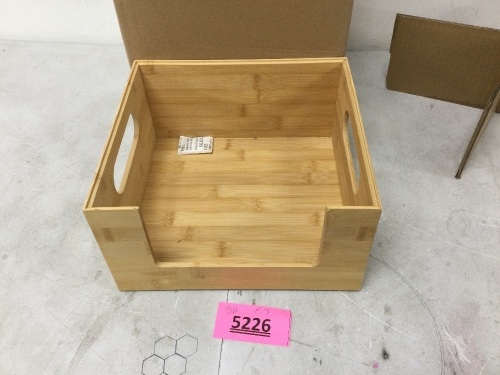 Bamboo Bin, Small, (Set of 4) - Lot 5226