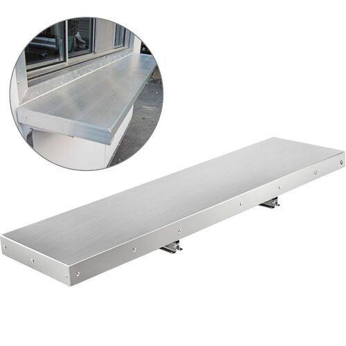 VEVOR Stainless Steel Drop Down Concession Shelf 48L x 12W Inch  - Lot 165