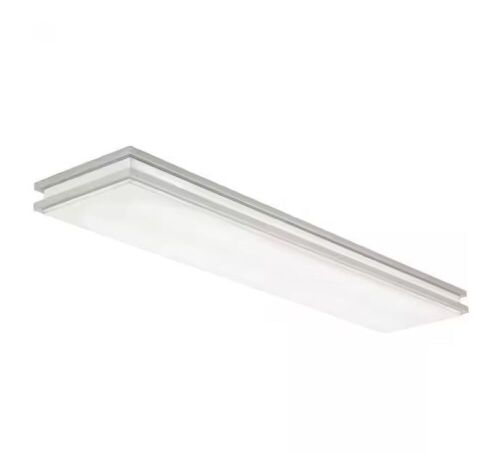 Lithonia Lighting Brushed Nickel Linear Saturn LED Flush Mount - Lot 257