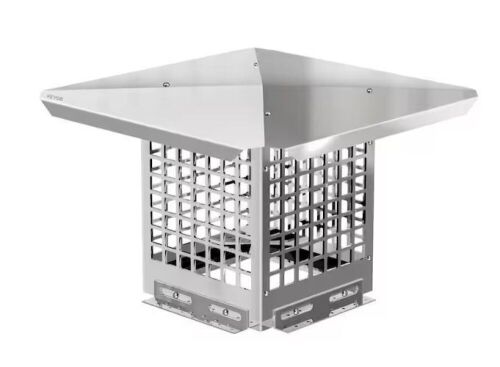 VEVOR Stainless Steel Fireplace Chimney Cap 8 in. x 8 in.  - Lot 402
