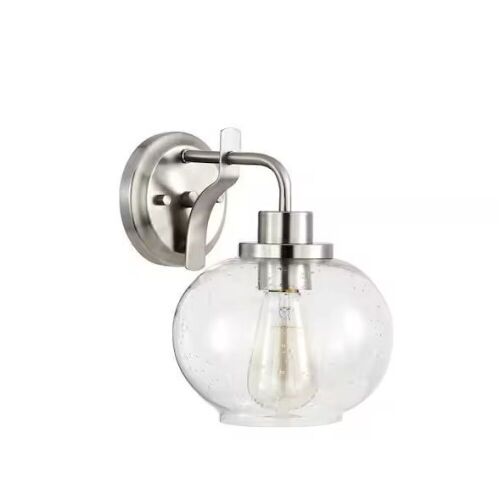 Light Society Sheridan Satin Nickel Wall Sconce - Lot 461