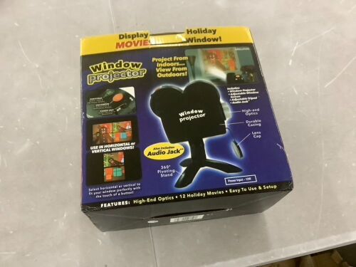 Holiday Movie Window Projector  - Lot 592