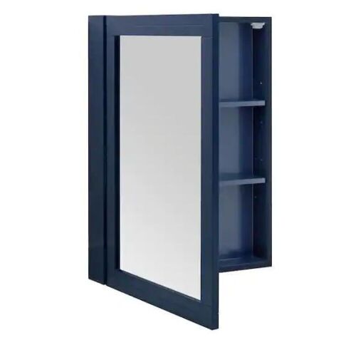 Home Decorators Collection Sturgess 24 in. W x 32 in. H Rectangular Medicine Cabinet with Mirror - Lot 511
