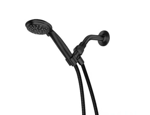 MOEN Attune 6-Spray Patterns Wall Mount 4 in. Handheld Showerhead in Matte Black - Lot 620