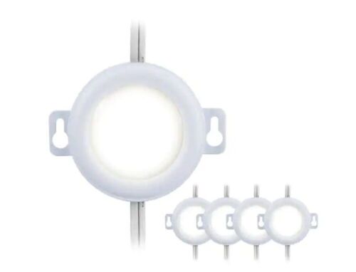 ULTRA PROGRADE EZ Link Linkable Plug-in LED White Puck Light with High/Low Switch, 5-Pack - Lot 621