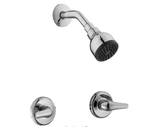 Glacier Bay Aragon Double Handle 1-Spray Shower Faucet 1.75 GPM in Chrome - Lot 625