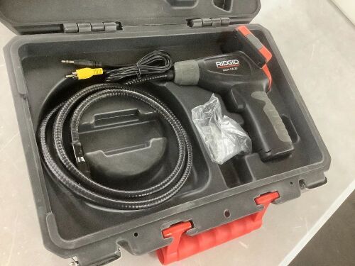 RIDGID CA-25 Micro Visual Inspection & Diagnostic Handheld Camera w/ 2.7 in. Color Display, 4 ft. Fixed Waterproof Camera Cable - Lot 638