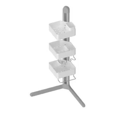 SHARPER IMAGE 3-Tier Adjustable Shower Caddy Corner - Lot 734