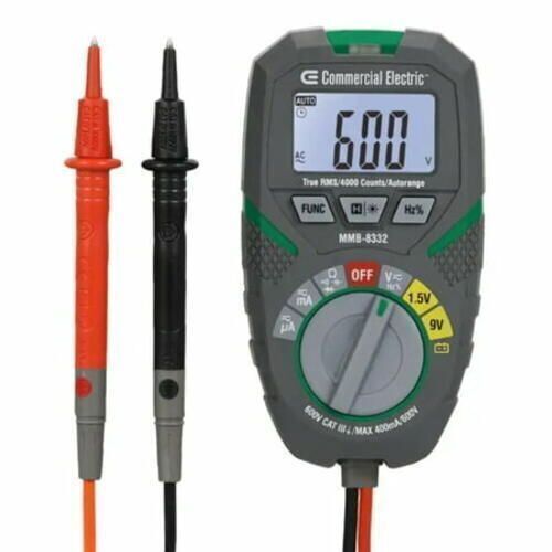 Commercial Electric Compact Auto-Ranging Multi-Meter - Lot 424