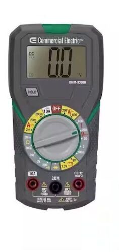 Commercial Electric Manual-Ranging Digital Multi-Meter - Lot 836