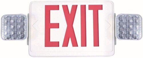 Commercial Electric LED Red/Green Exit Sign  - Lot 708