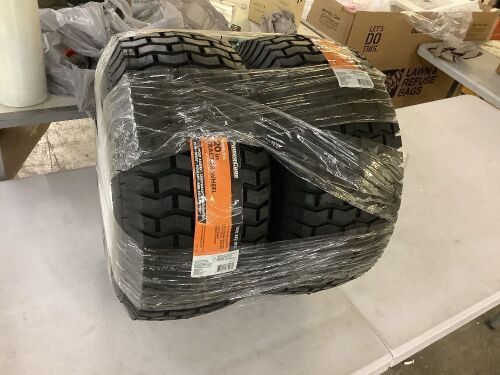 Lot of (2) Powercare Universal 20 in. x 8 in. Rear Wheel Assembly for Lawn Tractors and Zero-Turn Mowers - Lot 713