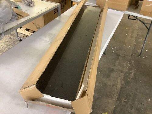 inPlace 60 in. W x 10.2 in. D x 2 in. H Espresso MDF Large Floating Wall Shelf - Minor Damage - Lot 575