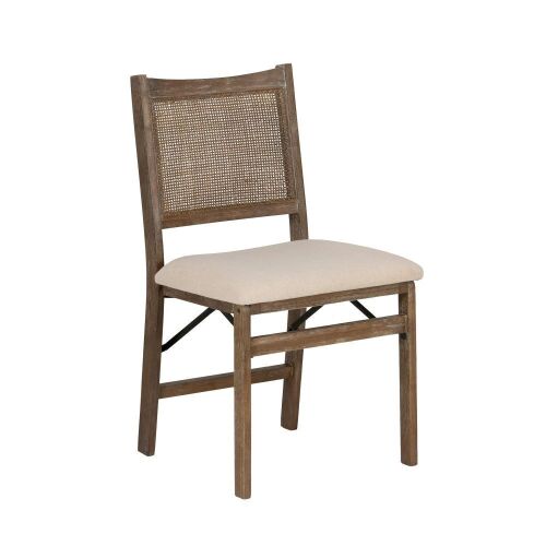 Powell Cane Back Folding Chair - Lot 274
