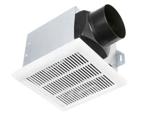 Hampton Bay 80 CFM Ceiling Mount Roomside Installation Bathroom Exhaust Fan - Lot 348