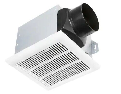 Hampton Bay 80 CFM Ceiling Mount Roomside Installation Bathroom Exhaust Fan - Lot 472