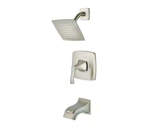 Pfister Venturi Single-Handle 1-Spray Tub and Shower Faucet in Spot Defense Brushed Nickel  - Lot 474