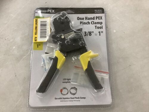 Apollo 3/8 in. to 1 in. 1-Hand PEX-B Pinch Clamp Tool - Lot 642