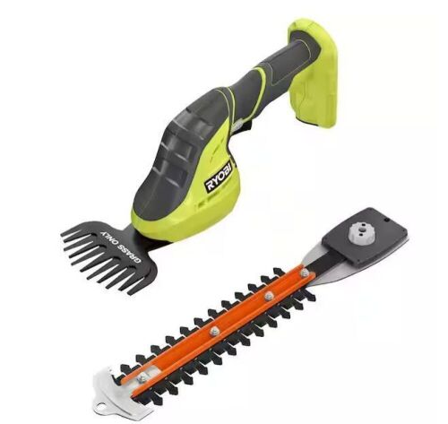 RYOBI ONE+ 18V Cordless Grass Shear and Shrubber Trimmer, Tool Only - Lot 342